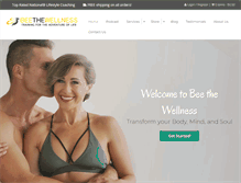 Tablet Screenshot of beethewellness.com